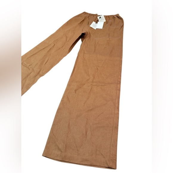 NWT Lovers & Friends Asa Easy Linen Pant in Chocolate Pants ONLY Size XS - Picture 9 of 14